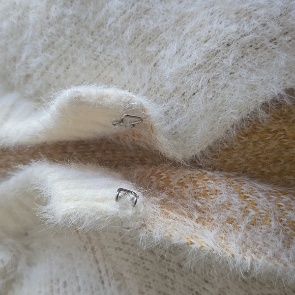 Anthropologie Calligraphie Ruffle Shawl Cardigan Bohemian Poncho Cape Ombre 1X - Picture 15 of 15